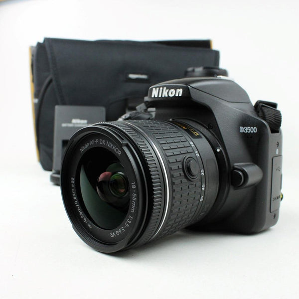 Nikon D3500 DSLR Camera with 18-55 VR AF-P and 70-300 AF-P Lenses