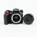Nikon D3500 DSLR Camera with 18-55 VR AF-P and 70-300 AF-P Lenses
