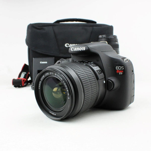 Canon T5 DSLR Camera - with 18-55 IS II and 75-300 III Lenses