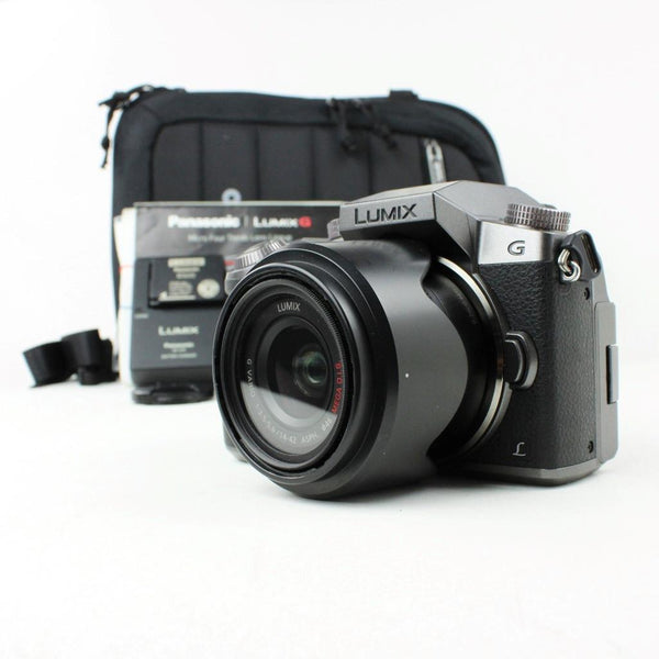 Panasonic DMC G7 4K Mirrorless DSLR Camera w/ 14-42mm and 45-150mm Lenses -Black