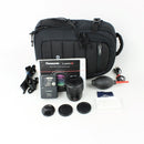 Panasonic DMC G7 4K Mirrorless DSLR Camera w/ 14-42mm and 45-150mm Lenses -Black