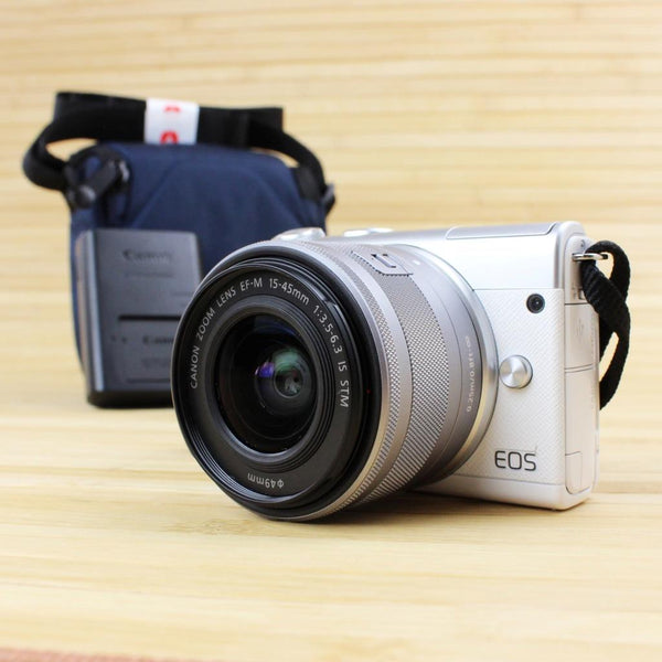 Canon EOS M200 - Mirrorless Digital Camera with 14-45 STM Lens - White