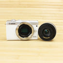 Canon EOS M200 - Mirrorless Digital Camera with 14-45 STM Lens - White