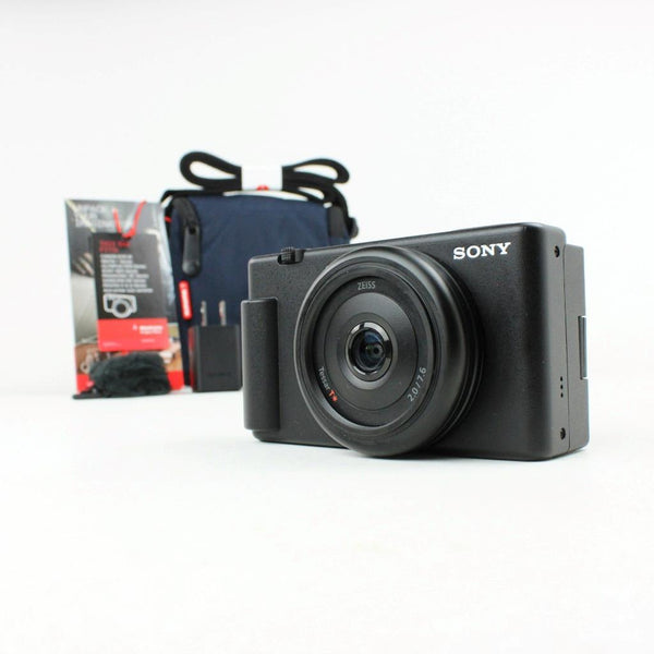 Sony ZV-1F - Digital Vlog Camera for Content Creators - Black