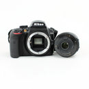 Nikon D3400 DSLR Camera with 18-55 VR II AF-S Lens - Black