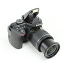 Nikon D3400 DSLR Camera with 18-55 VR AF-P and 70-300 AF-P Lenses - Black
