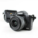 Canon EOS M50 - Mirrorless Digital Camera with 15-45 IS STM lens - Black