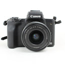 Canon EOS M50 - Mirrorless Digital Camera with 15-45 IS STM lens - Black