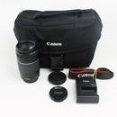 Canon EOS Rebel T6 - DSLR Camera Kit with EF-S 18-55mm and 75-300mm Zoom Lenses