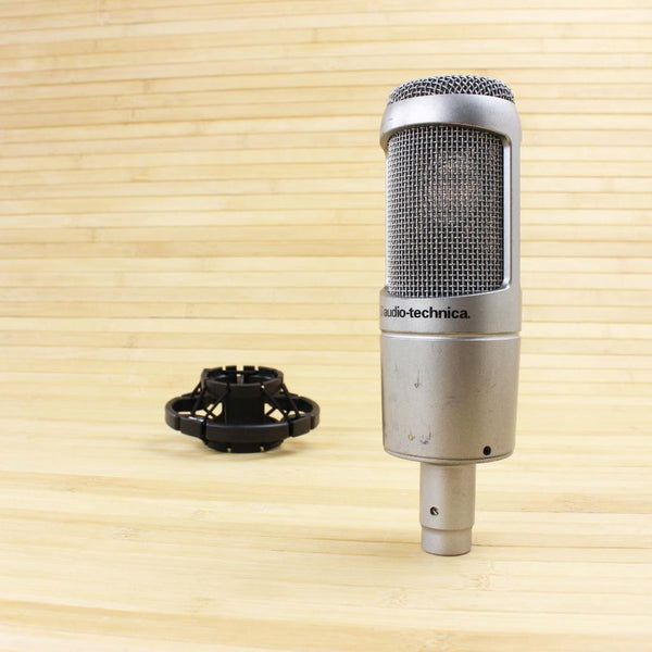 Audio Technica AT3035 Condenser Cable Microphone - Silver