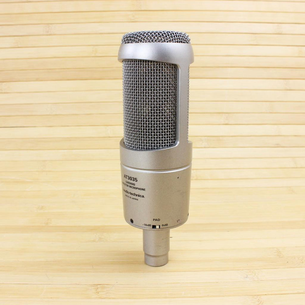 Audio Technica AT3035 Condenser Cable Microphone - Silver