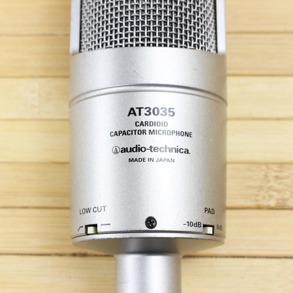 Audio Technica AT3035 Condenser Cable Microphone - Silver