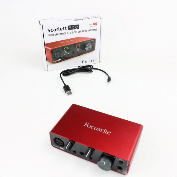 Focusrite Scarlett Solo 3rd Gen - USB Audio Recording Interface