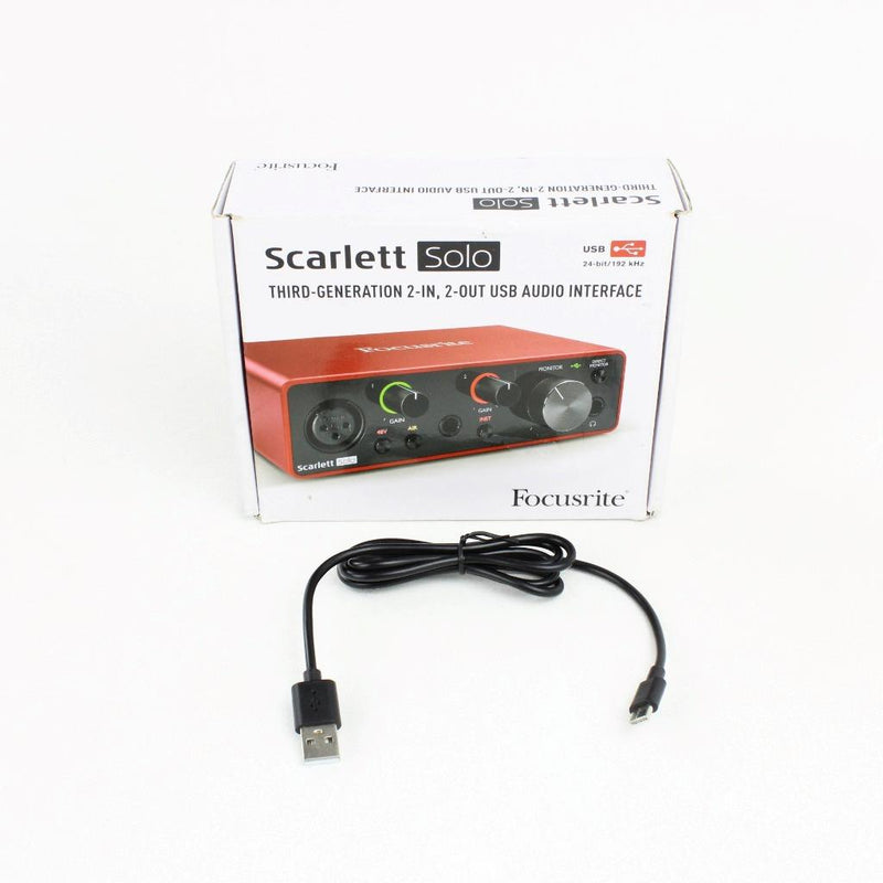 Focusrite Scarlett Solo 3rd Gen - USB Audio Recording Interface