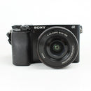Sony A6100 with 16-50mm Lens Mirrorless Digital Camera - Black