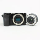 Sony A6100 with 16-50mm Lens Mirrorless Digital Camera - Black