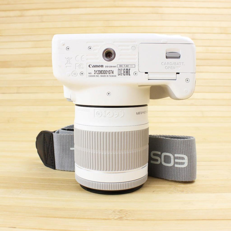 Canon Rebel SL1 DSLR Camera with 18-55mm IS STM Lens - White