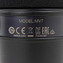 Shure MV7 USB XLR Podcasting Streaming Microphone - Black