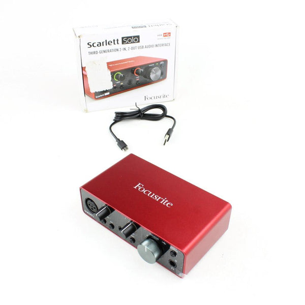 Focusrite Scarlett Solo 3rd Gen - USB Audio Recording Interface