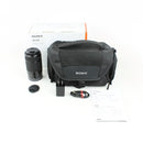 Sony A6100 with 16-50mm and 55-210 Lenses Mirrorless Digital Camera - Black