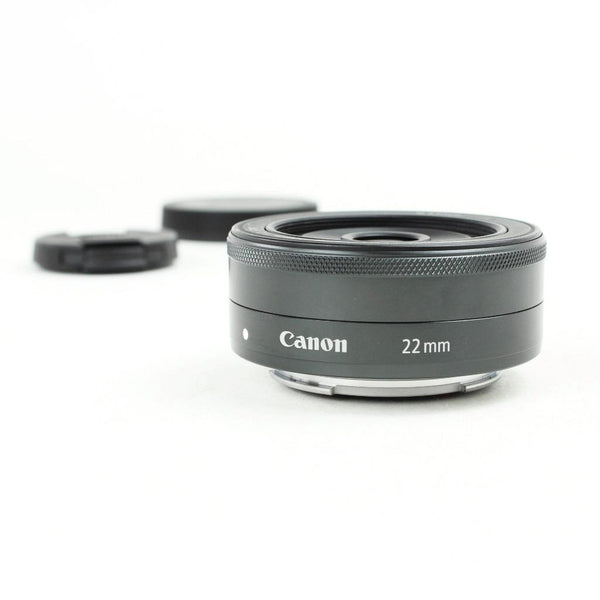 Canon EOS M EF-M 22mm f/2 STM Wide-Angle Camera Lens - Black