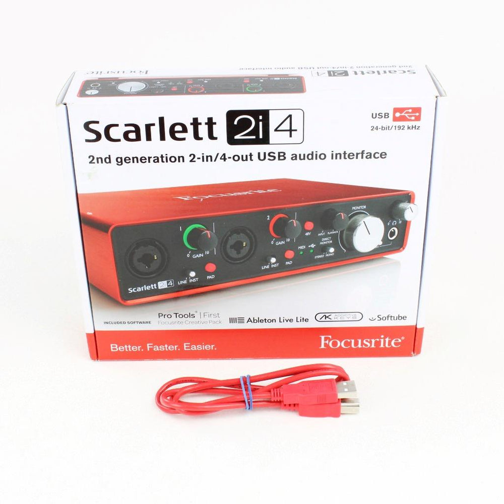 Focusrite Scarlett 2i4 2nd Gen USB Audio Interface