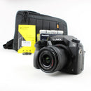 Panasonic DMC G7 4K Mirrorless DSLR Camera w/ 14-42mm and 45-150mm Lenses -Black