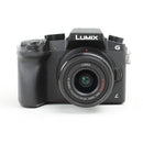 Panasonic DMC G7 4K Mirrorless DSLR Camera w/ 14-42mm and 45-150mm Lenses -Black