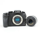 Panasonic DMC G7 4K Mirrorless DSLR Camera w/ 14-42mm and 45-150mm Lenses -Black