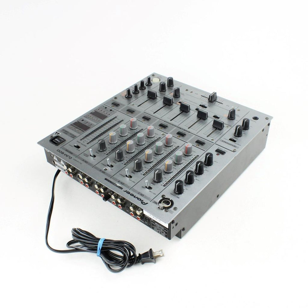 718　美品 pioneer DJM-600 DJミキサー Pioneer DJM-600 Silver Professional DJ Mixer 4-Channel 4ch