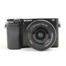 Sony A6100 with 16-50mm Lens Mirrorless Digital Camera - Black
