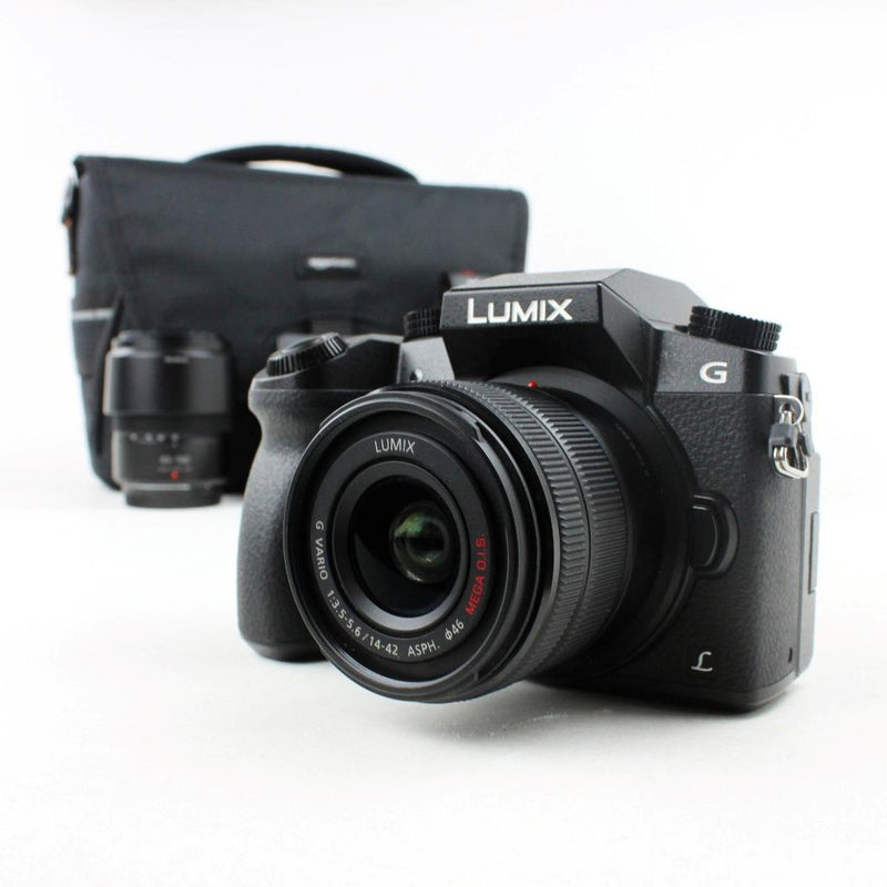 Panasonic DMC G7 4K Mirrorless DSLR Camera w/ 14-42mm and 45-150mm Len