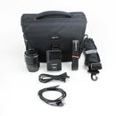 Panasonic DMC G7 4K Mirrorless DSLR Camera w/ 14-42mm and 45-150mm Lenses -Black