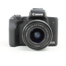 Canon EOS M50 - Mirrorless Digital Camera with 15-45 IS STM lens - Black