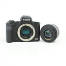 Canon EOS M50 - Mirrorless Digital Camera with 15-45 IS STM lens - Black