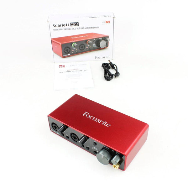 Focusrite Scarlett 2i2 3rd Gen - USB Audio Recording Interface