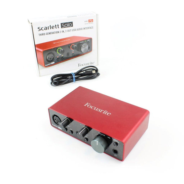 Focusrite Scarlett Solo 3rd Gen - USB Audio Recording Interface