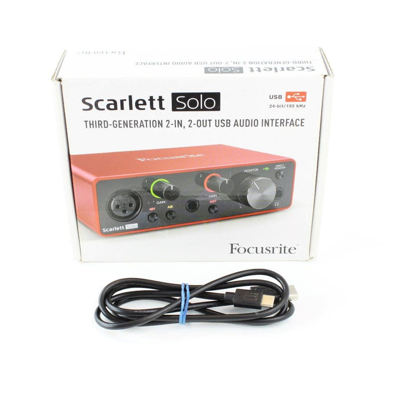 Focusrite Scarlett Solo 3rd Gen - USB Audio Recording Interface