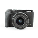 Canon M6 Mark II - 4k Mirrorless Camera w 15-45 STM, 55-200 STM and EVF - Black