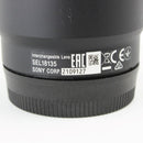 Sony 18-135mm F3.5-5.6 OSS - APS-C E-Mount Zoom Camera Lens - SEL18135