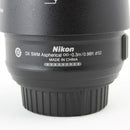 Nikon 35mm 1.8G AF-S DX - Prime DSLR Camera Lens