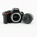 Nikon D3500 DSLR Camera with 18-55 VR AF-P and 70-300 AF-P Lenses
