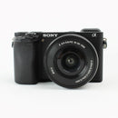 Sony Alpha a6300 with 16-50mm Lens 24.2MP 4k Digital Mirrorless Camera - Black