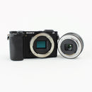 Sony Alpha a6300 with 16-50mm Lens 24.2MP 4k Digital Mirrorless Camera - Black