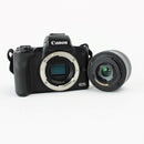 Canon EOS M50 Mark II - Mirrorless Digital Camera & 15-45 IS STM lens - Black