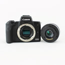 Canon EOS M50 Mark II - Mirrorless Digital Camera & 15-45 IS STM lens - Black