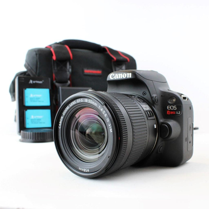 Canon EOS Rebel SL2 DSLR Camera with EF-S 18-55mm IS STM Lens Blac