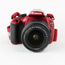 Canon EOS Rebel T5 DSLR Camera with 18-55 IS II & 75-300 III Lenses - Red