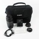 Canon EOS Rebel T5 DSLR Camera with 18-55 IS II & 75-300 III Lenses - Red