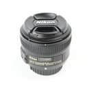 Nikon 50mm f/1.8G AF-S NIKKOR - DSLR Camera Lens